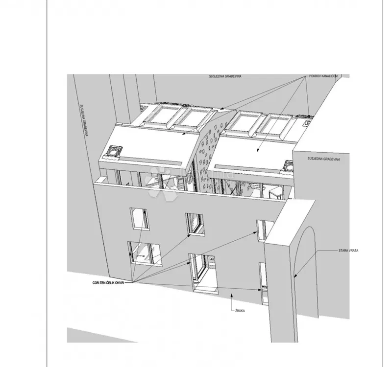 House Centar, Rijeka, 180m2 – 2