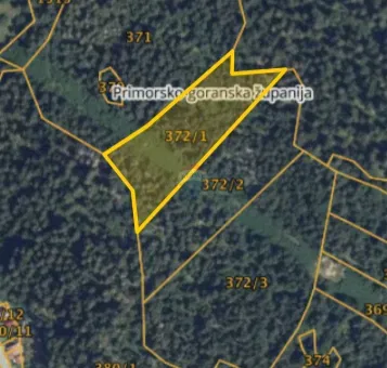 Terreno non edificabile Sunger, Mrkopalj, 11.900m2 – 2