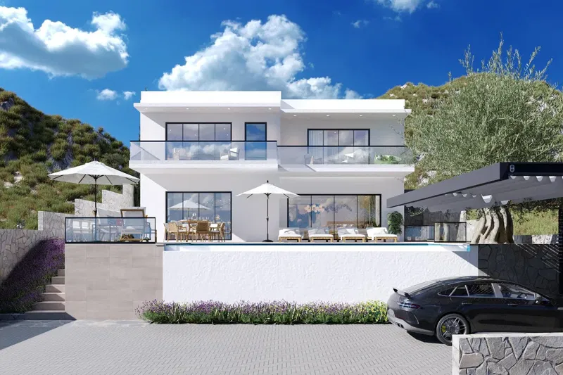 Villa under construction with sea view – 2