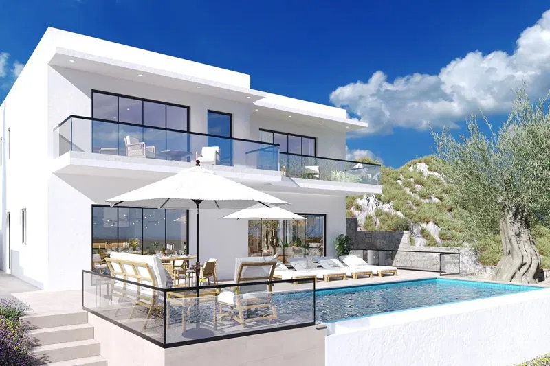 Villa under construction with sea view – 3