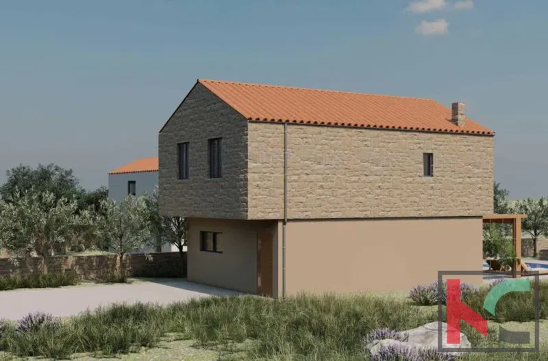 Istria, Svetvinčenat, building plot 547m2 with valid building permit, #sale – 3