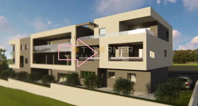 Busoler, Pola, 400 m dal Pula City Mall, splendido nuovo edificio, 1° piano, 2 camere da letto – 2
