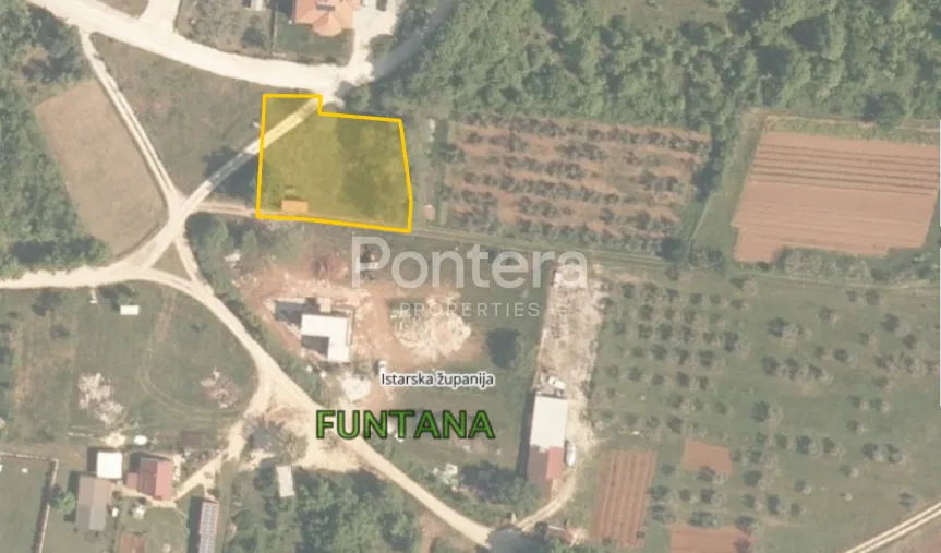 Terreno Funtana, 1.077m2