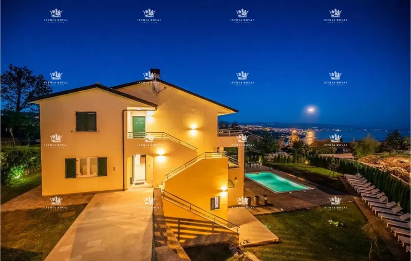 Opatija, Pobri, vendita di una moderna villa, con piscina, casa, vista mare, vicinanza al mare, investimento, casa familiare. – 2