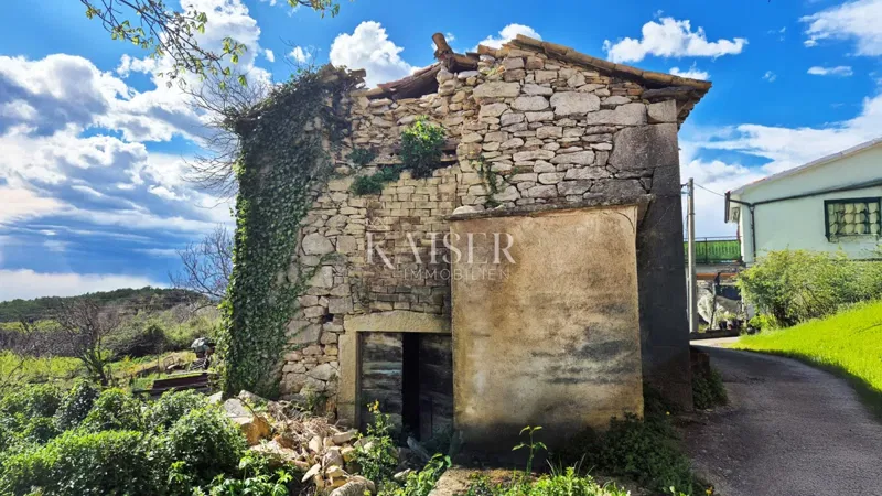 Isztria, Buzet - kőrom, 56m2, felújításra vár – 3