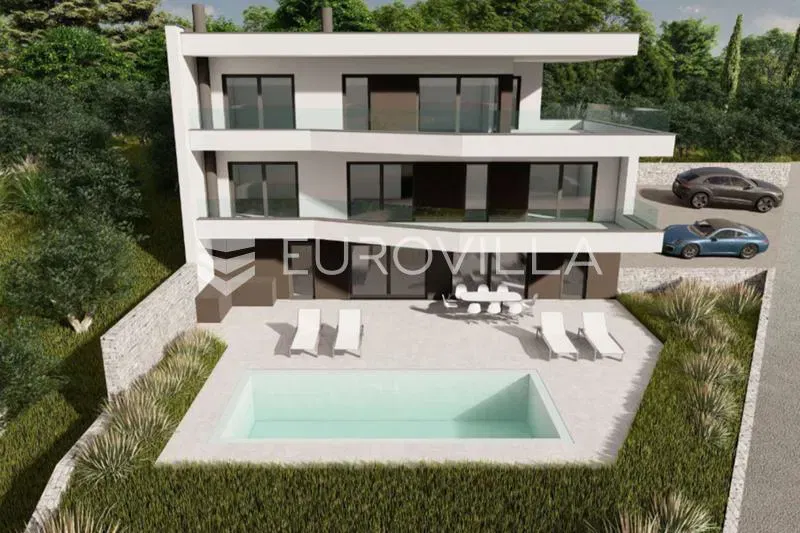 Istria, Duga Uvala, villa with view, gym and sauna 322m2 – 2