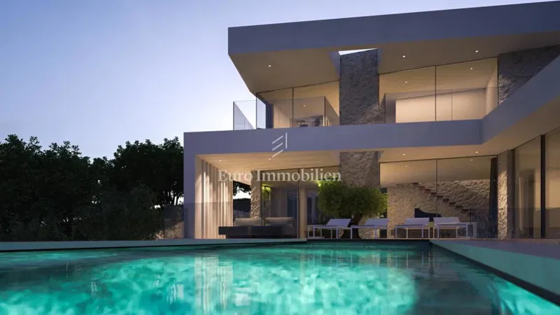 Land with sea view with permission for a villa in Vrbnik – 3