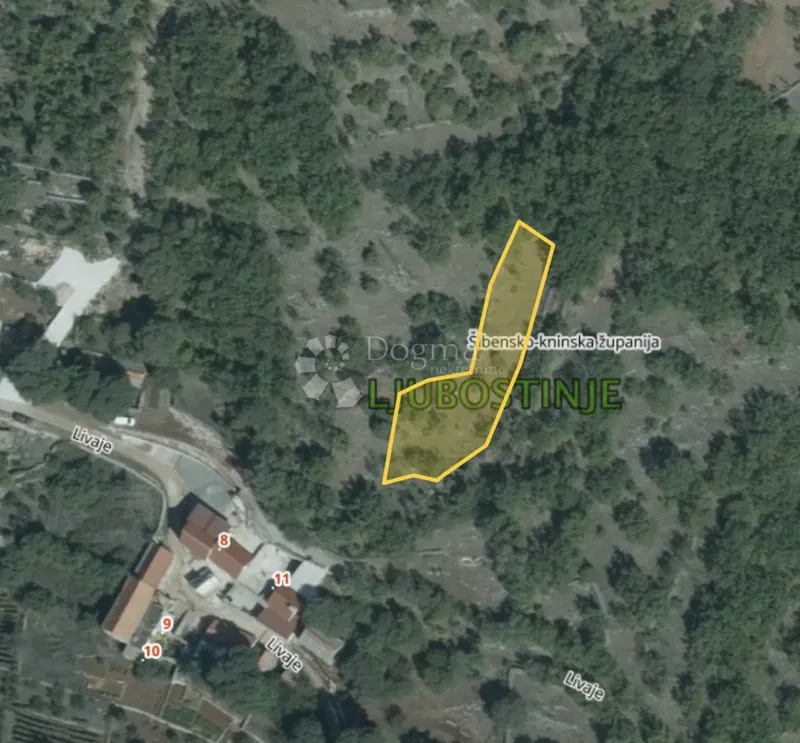 Terreno agricolo Ljubostinje, Unešić, 7.841m2 – 2