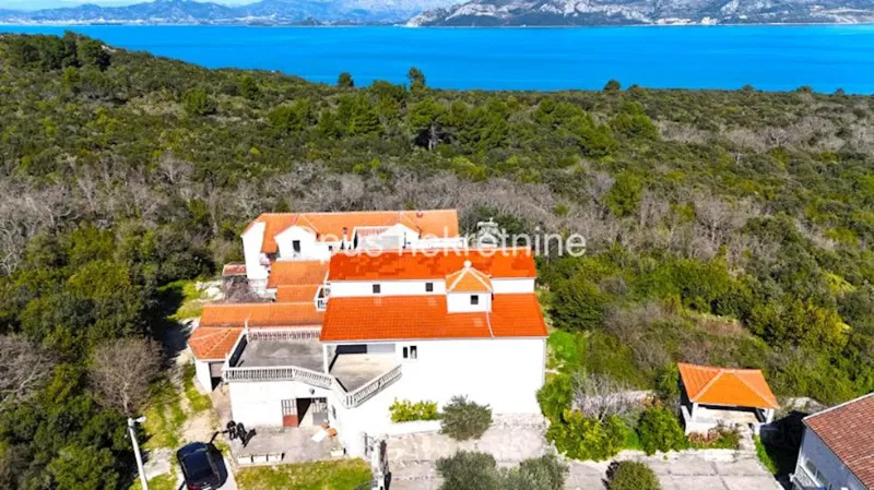 DOL, PELJESAC - staracki dom/hotel na prodaju (Video)
