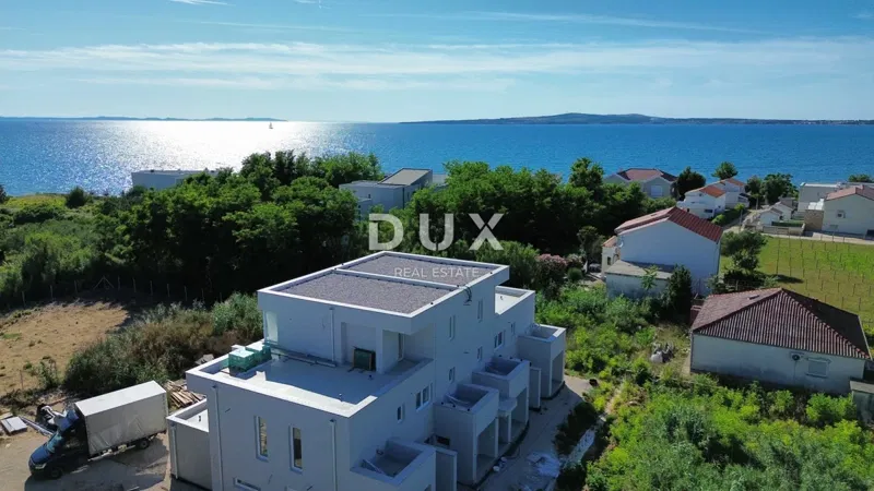 ZADAR, PRIVLAKA - Nuova costruzione con terrazza sul tetto e vista mare a 110 metri dalla spiaggia! D – 3