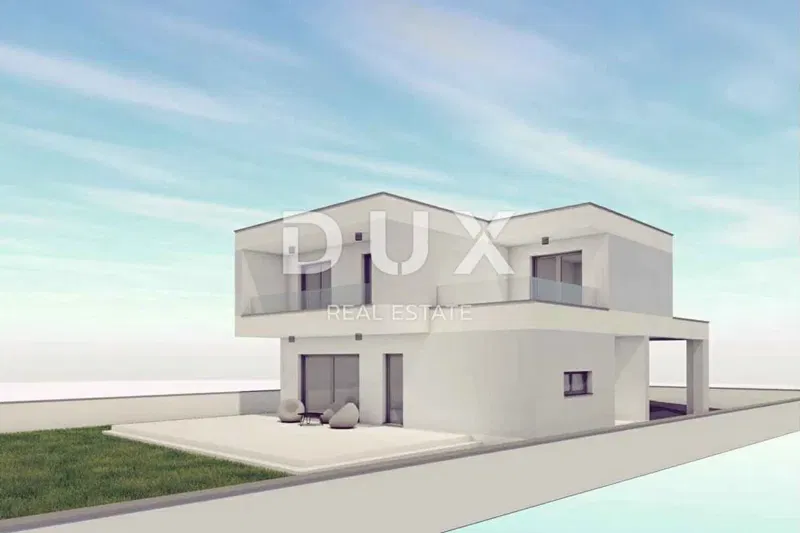ZADAR, BIBINJE - Terreno con permesso per una villa moderna