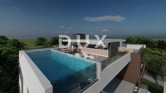 ZADAR, ZATON - Luxus penthouse fűtött medencével, gyönyörű kilátással a tengerre, 30 méterre a strandtól! S8 – 2