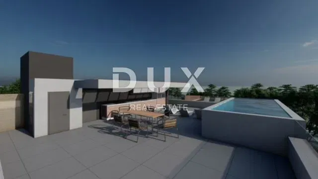 ZADAR, ZATON - Luksusowy penthouse z podgrzewanym basenem, pięknym widokiem na morze, 30 metrów od plaży! S7 – 2