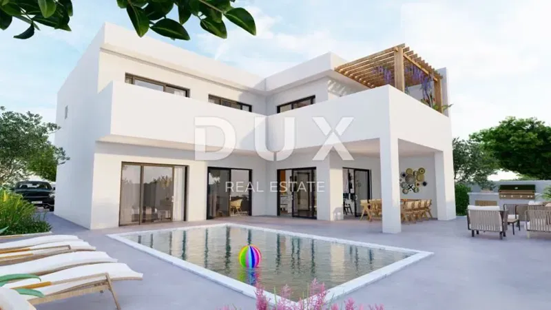 ISLAND OF PAG, TOWN OF PAG - Villa with swimming pool under construction – 2