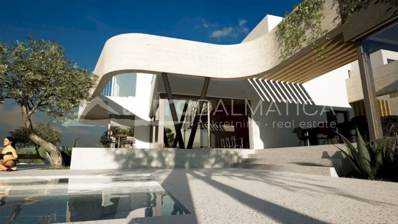 Architectural perfection in the heart of Dalmatia - luxury villa with pool, sauna and view – 2
