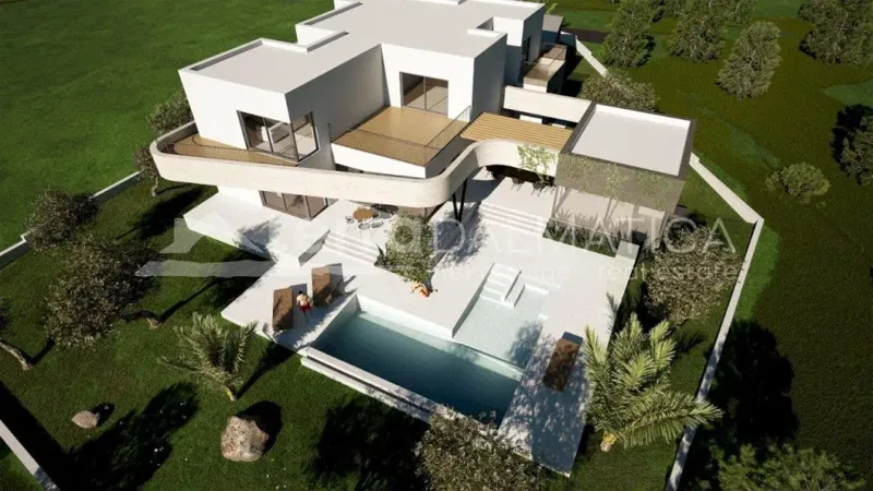 Architectural perfection in the heart of Dalmatia - luxury villa with pool, sauna and view – 3