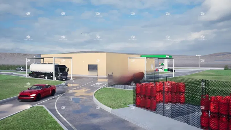 Pag, Novalja, terreno edificabile di 8503 m2, permesso di costruzione ottenuto per negozio e stazione di servizio. – 3