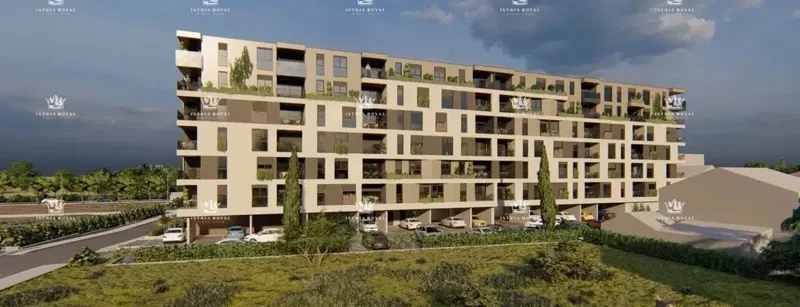 Istria, Pula, Monvidal, sale of a modern apartment on the 3rd floor with a parking space and storage, new construction, – "KEY READY". – 2