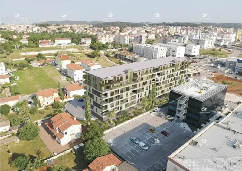 Istria, Pula, Monvidal, sale of a modern apartment on the 5th floor with a parking space and storage room, new construction – "KEY IN HAND". – 3