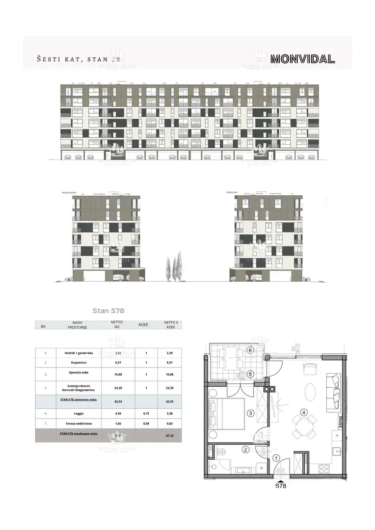 Modern Property in Pula – Apartment on the 6th Floor with Parking Space and Storage, "TURNKEY" – 3
