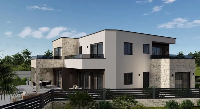Villa in costruzione con piscina, 4 camere da letto, vista mare - dintorni di Parenzo – 2