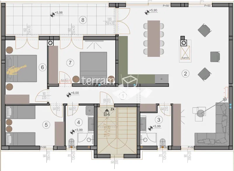 Istria, Pula, Štinjan, apartment 126.22 m2, 3 bedrooms + living room, II. floor, parking, near the sea, NEW!! #sale – 2