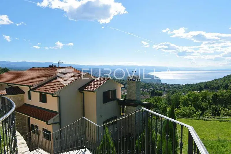 Opatija, Matulji, villa with swimming pool and panoramic sea view – 3