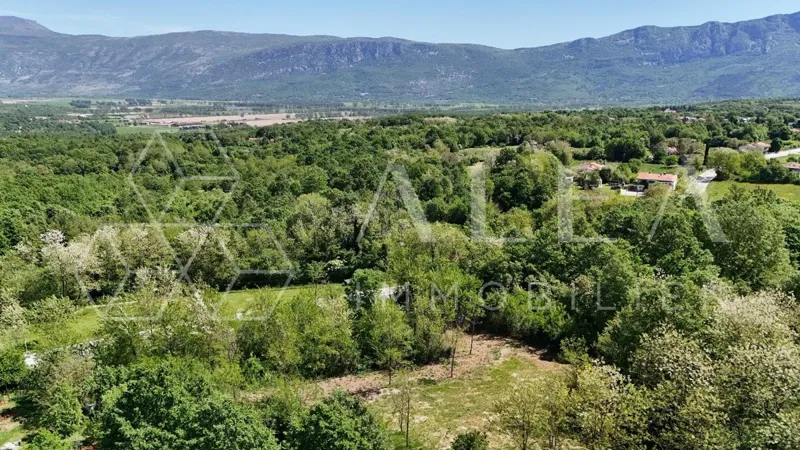 For Sale: Two Building Plots with a Total Area of 4,010 m² in the Peaceful Municipality of Kršan – 3