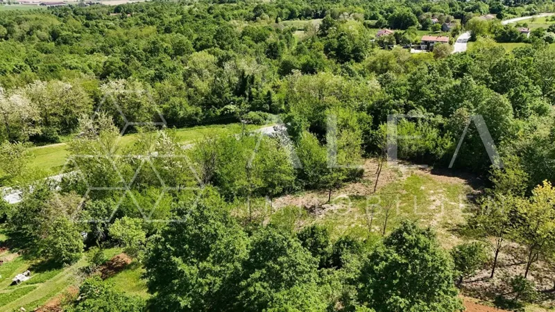 For Sale: Two Building Plots with a Total Area of 4,010 m² in the Peaceful Municipality of Kršan – 2