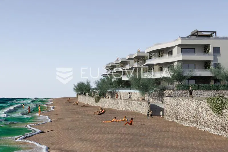 Island of Pag, Perilo beach, two-bedroom apartment in a luxurious new building FIRST ROW TO THE SE – 2