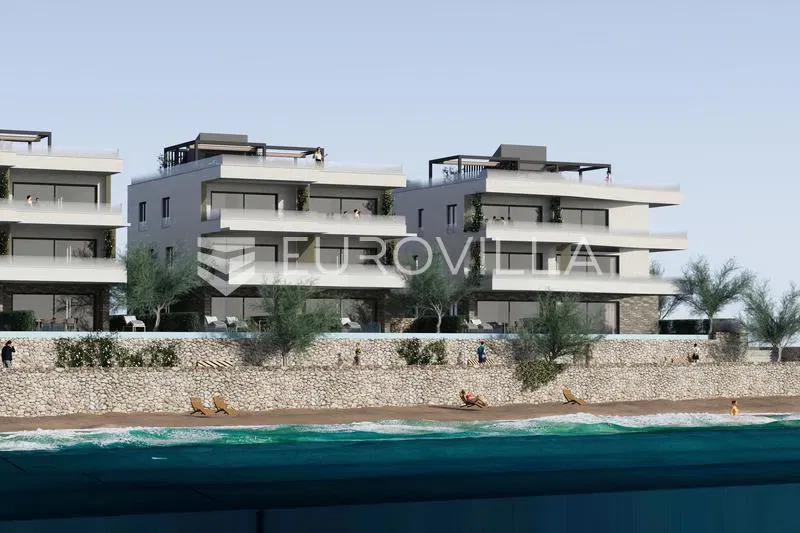 Island of Pag, Perilo beach, two-bedroom apartment in a luxurious new building FIRST ROW TO THE SE – 2