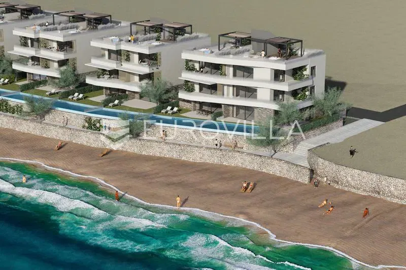 Island of Pag, Perilo beach, two-bedroom apartment in a luxurious new building FIRST ROW TO THE SE – 3