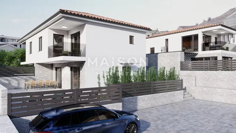 Malinska – Semi-detached House with Sea View – 2