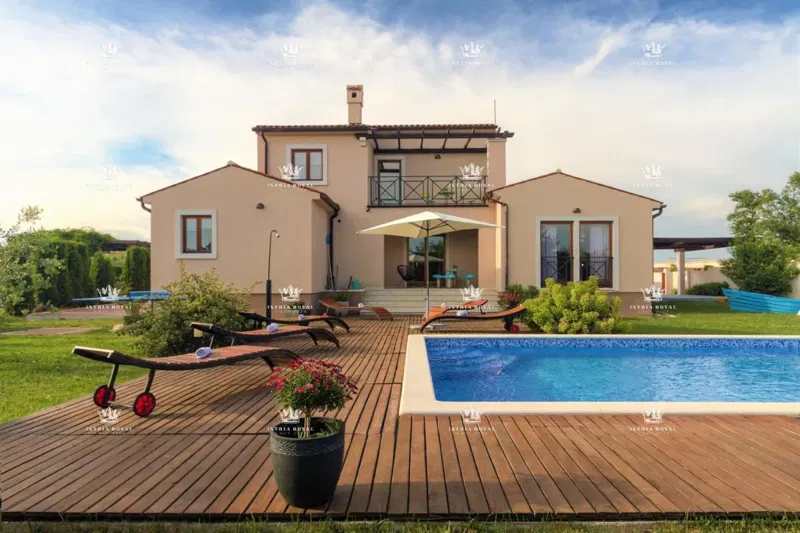 Vendita casa in Istria – Nuova costruzione con piscina a Valtura, 4 camere, a 2 km dal mare! – 2