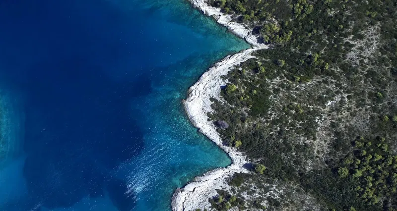 Hvar, NW side of the island - a sea front agricultural plot of 14.000 sqm – 2