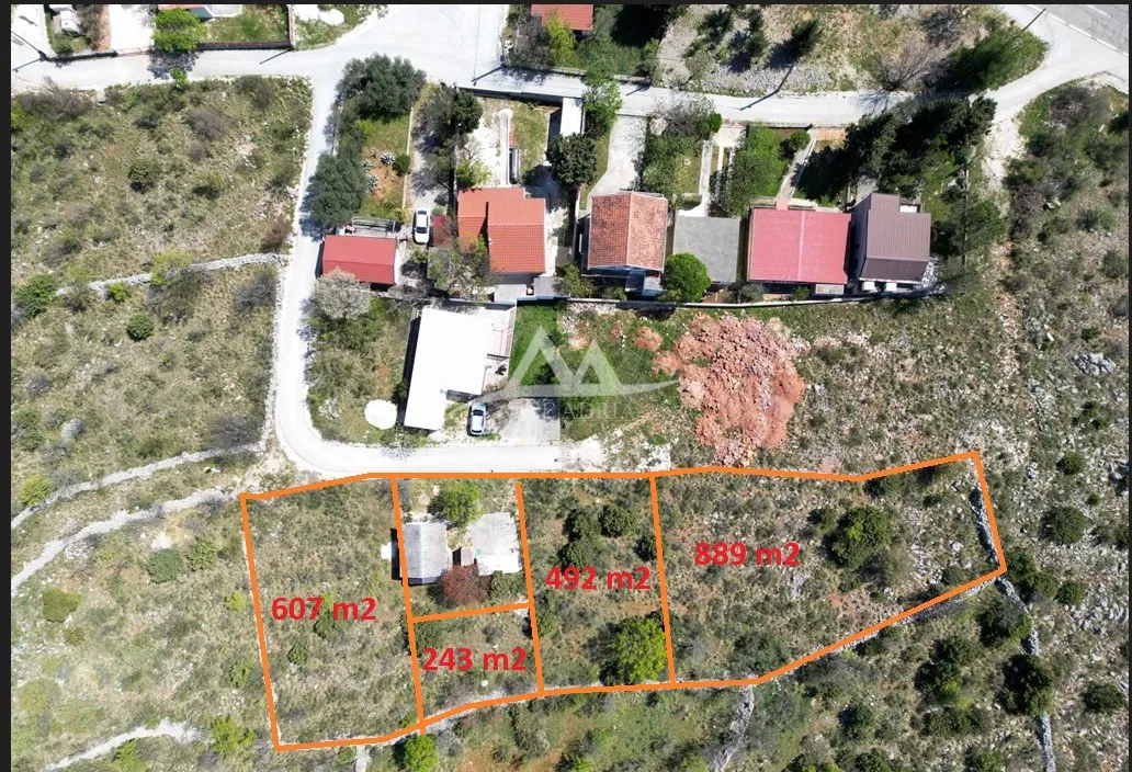 SELINE -  MIRNA LOKACIJA - IDELANO ZA GRADNJU KUĆE ZA ODMOR  - 95 €/m2
