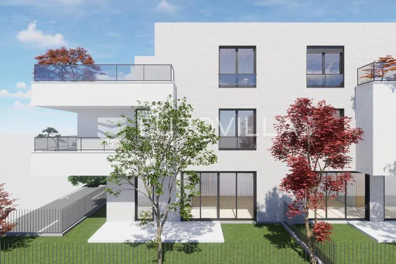 Zagreb, Jarun, NEW BUILDING, three-bedroom apartment with garden, 136,83 m² – 2