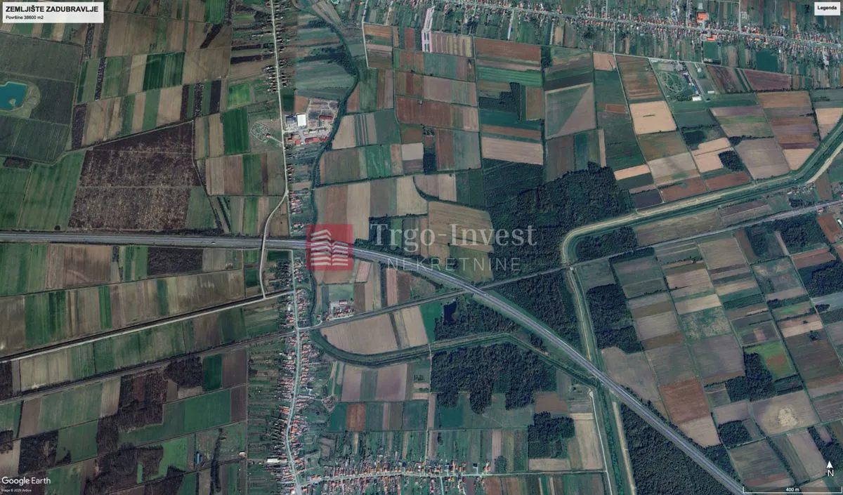 ZADUBRAVLJE poljoprivredno zemljište 38.629 m²
