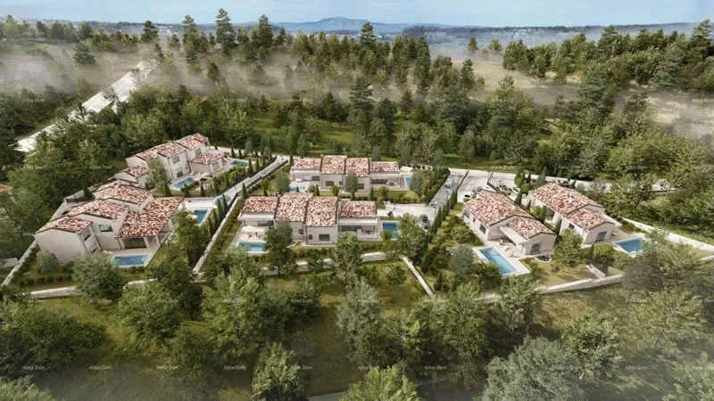 BARBAN - Land for development with a project (house with a swimming pool), 15 minutes to the sea – 2