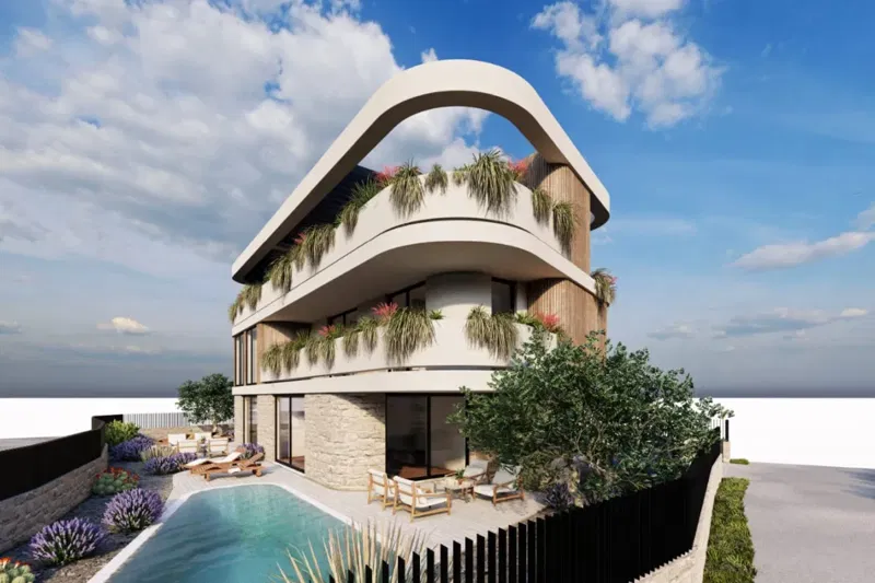 Modern house in the first row to the sea – 2