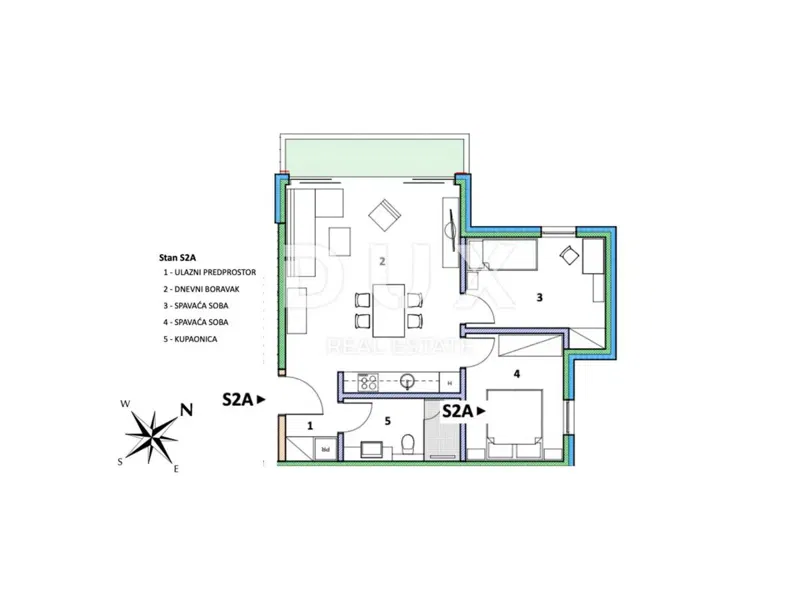 Apartment Umag, 70,40m2 – 3