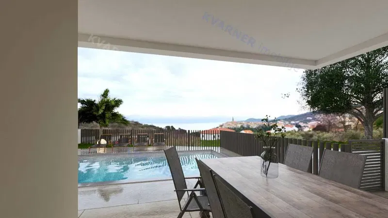 Vrbnik - Ground floor apartment with pool and garden – 3