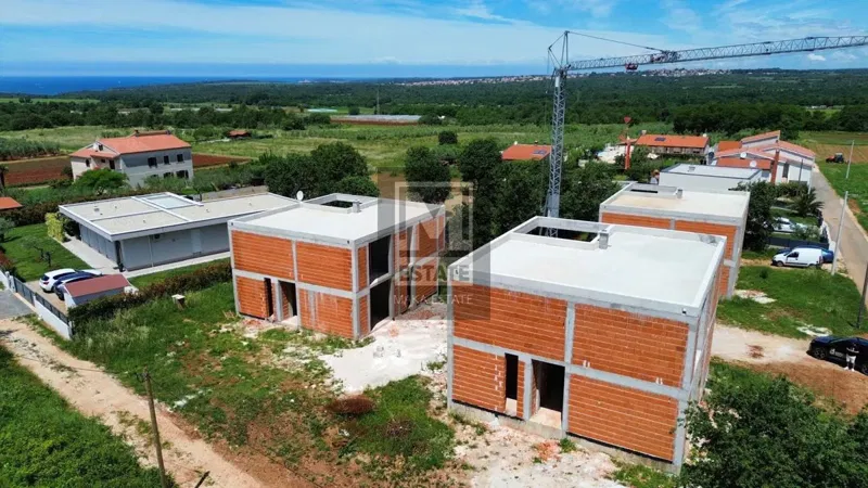 Parenzo, dintorni, casa nella fase Rohbau con vista aperta sul mare! – 3