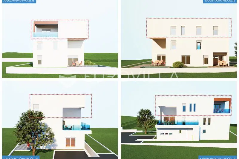 Vodice, NEW CONSTRUCTION, modern two, bedroom penthouse, 115,77 m² – 2