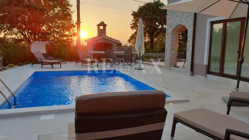 Island of Krk, Malinska - stone villa with swimming pool – 2