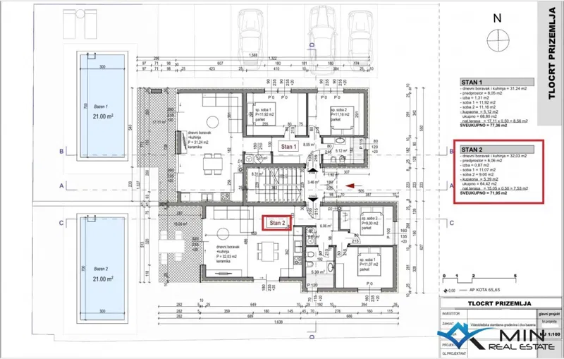 Ground floor apartment with swimming pool in Tar (Vabriga) Z2 -S2 – 3