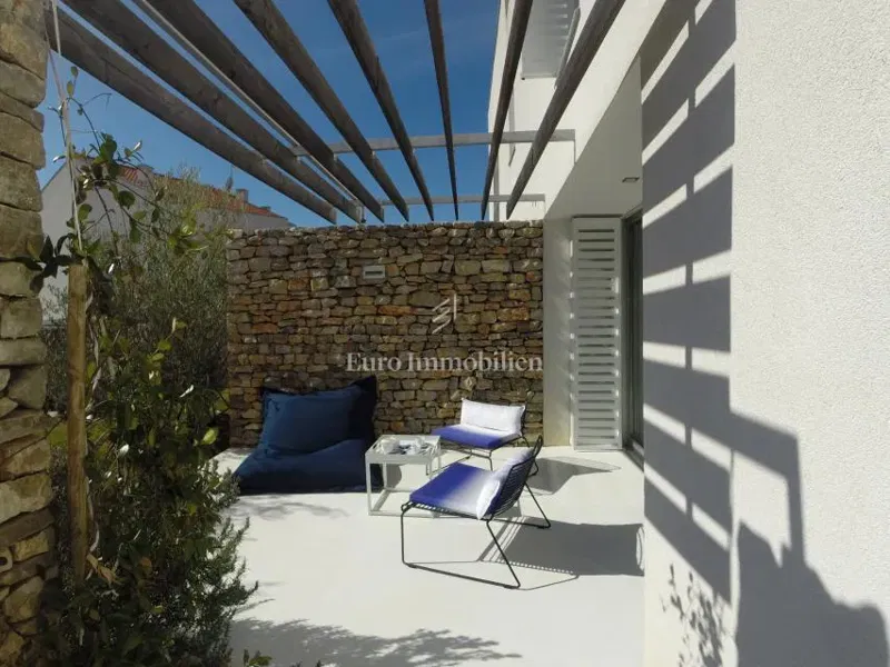Krk Town, furnished duplex apartment with garden – 3
