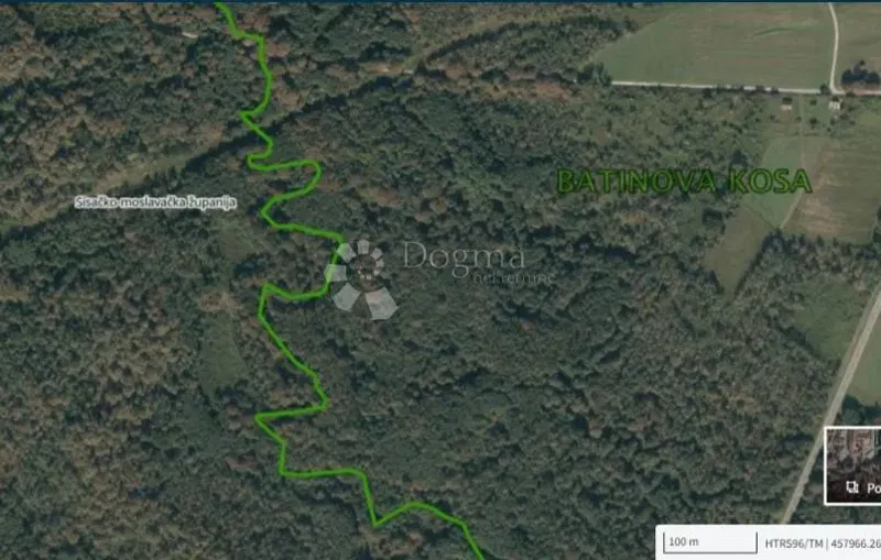 Agricultural land Batinova Kosa, Topusko, 9.532m2 – 2