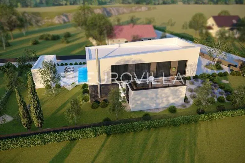Zagreb area, Mičevec, unfinished villa 400 m² with swimming pool – 2