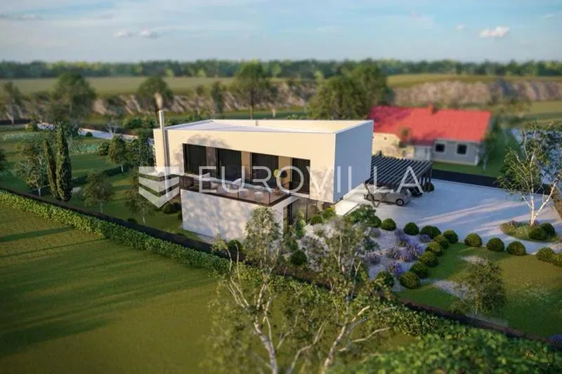 Zagreb area, Mičevec, unfinished villa 400 m² with swimming pool – 3